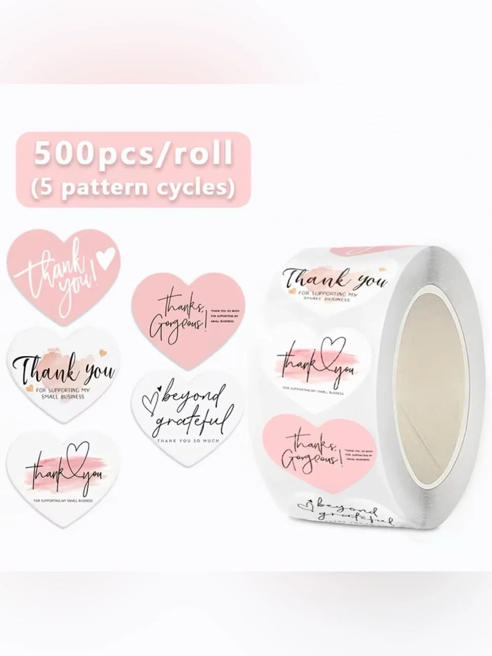 550PC Bundle - 50 Cards & 500 Stickers